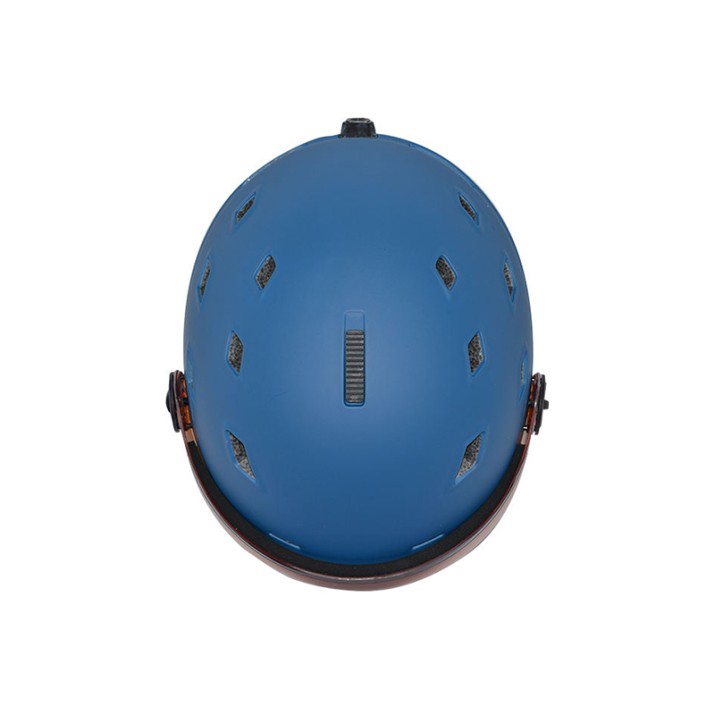 Blue professional outdoor ski helmet
