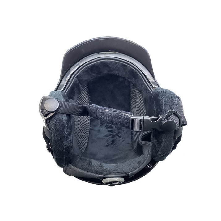 Warm and safe winter adult ski helmet