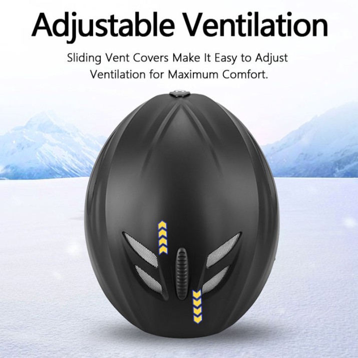 Winter snow ski protective helmet