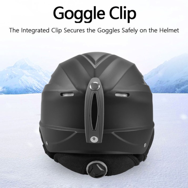 Winter snow ski protective helmet
