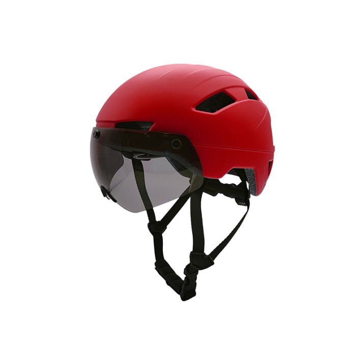 Unisex one-piece bicycle helmet