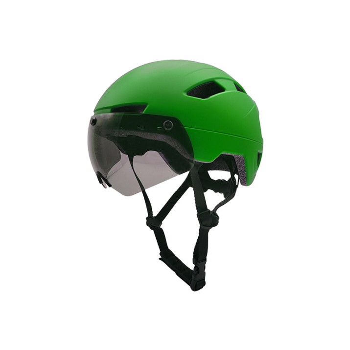 Unisex one-piece bicycle helmet