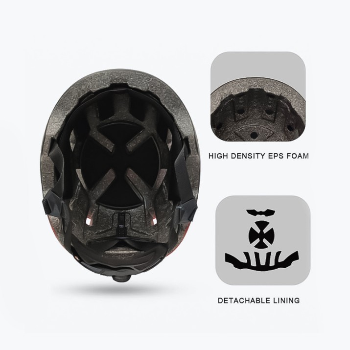 Breathable and lightweight bicycle helmet