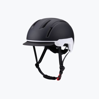 Adjustable lightweight commuter bike helmet
