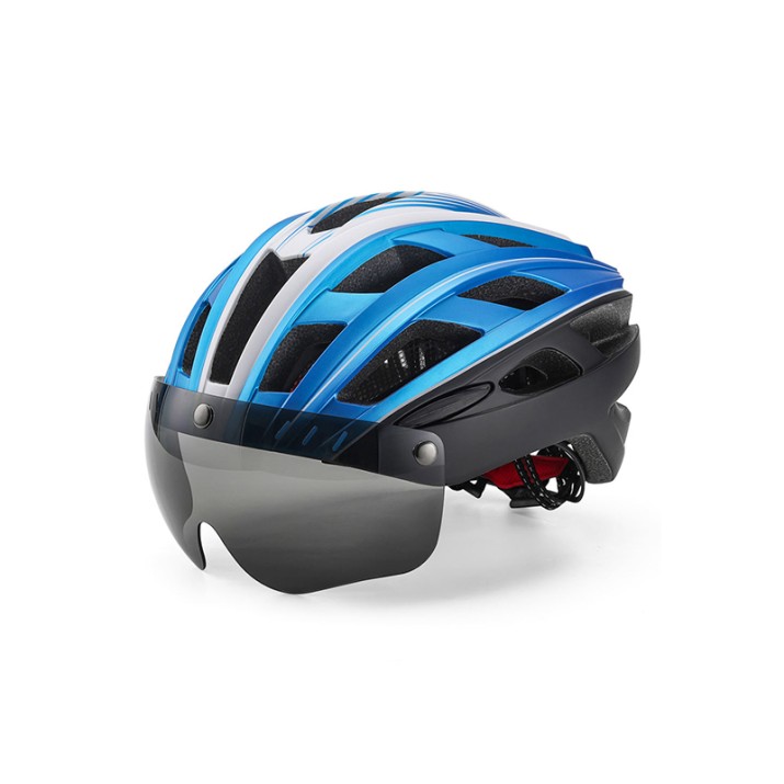 City Cycling Helmet with Magnetic Lens and Taillight