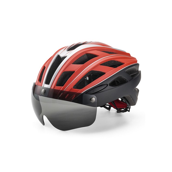 City Cycling Helmet with Magnetic Lens and Taillight