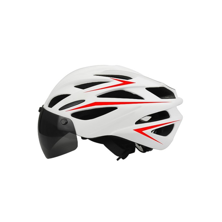 Urban commuter dual-sport bicycle helmet