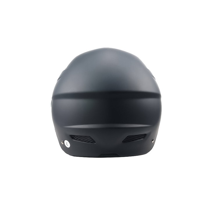 Urban commuter open-face electric motorcycle helmet