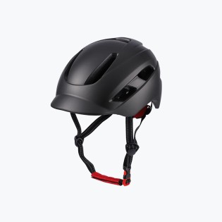 Adjustable city commuting bicycle helmet