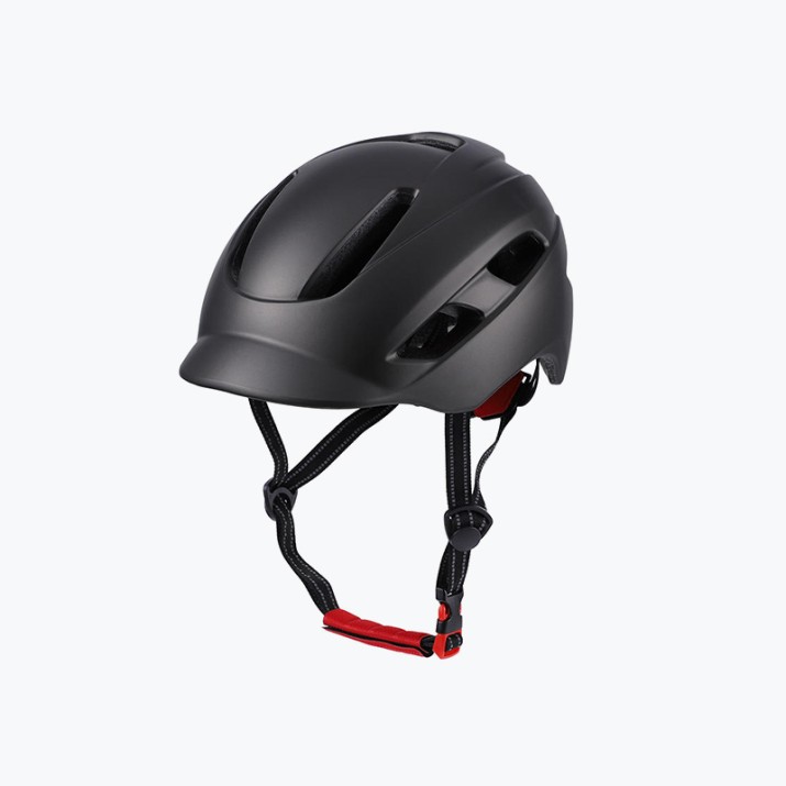Adjustable city commuting bicycle helmet