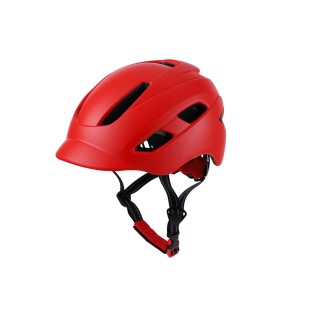 Adjustable city commuting bicycle helmet