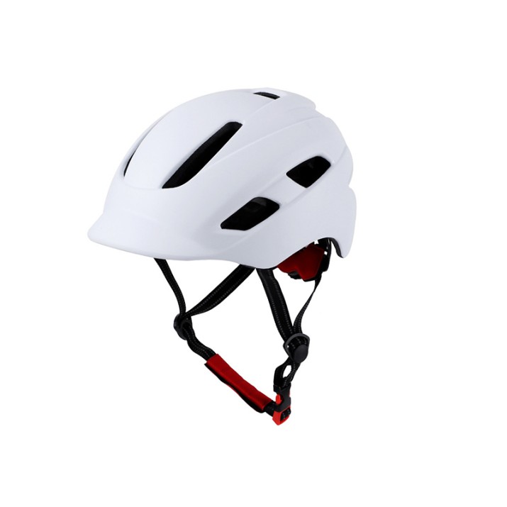 Adjustable city commuting bicycle helmet
