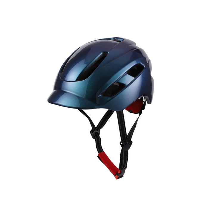 Adjustable city commuting bicycle helmet