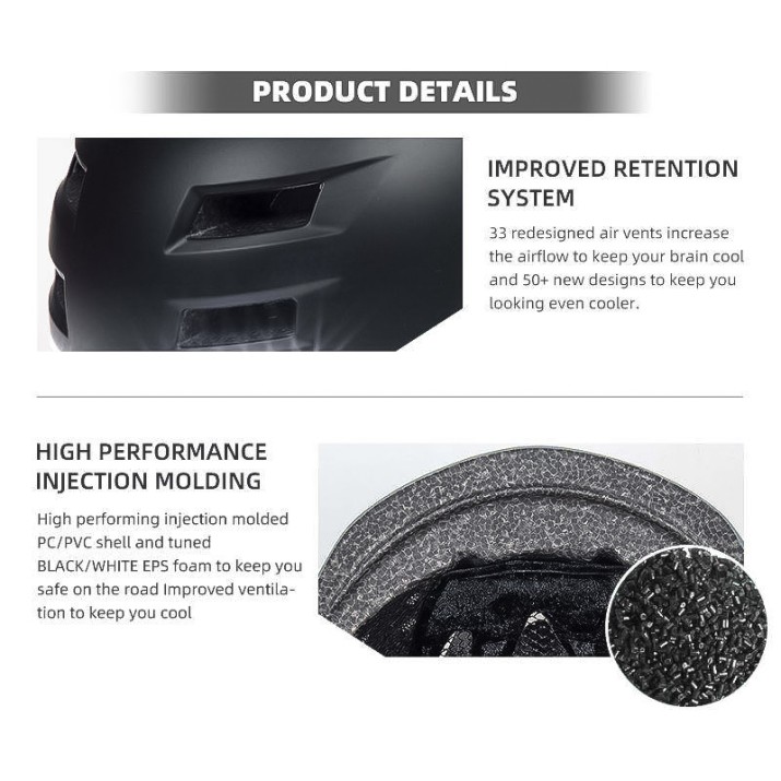 High quality LED ventilation safety helmet